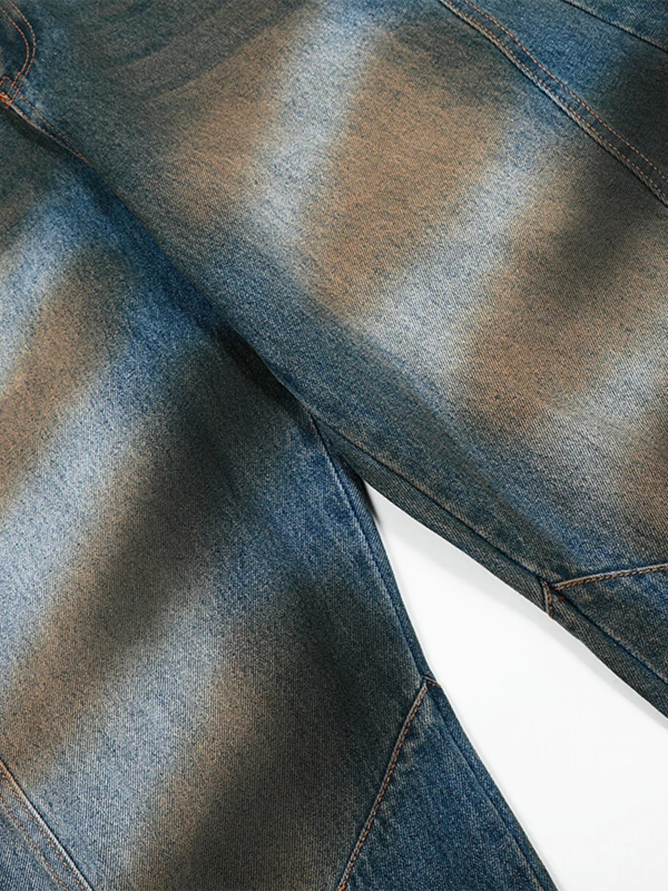 011 nan – Men's wide leg jeans streetwear fit