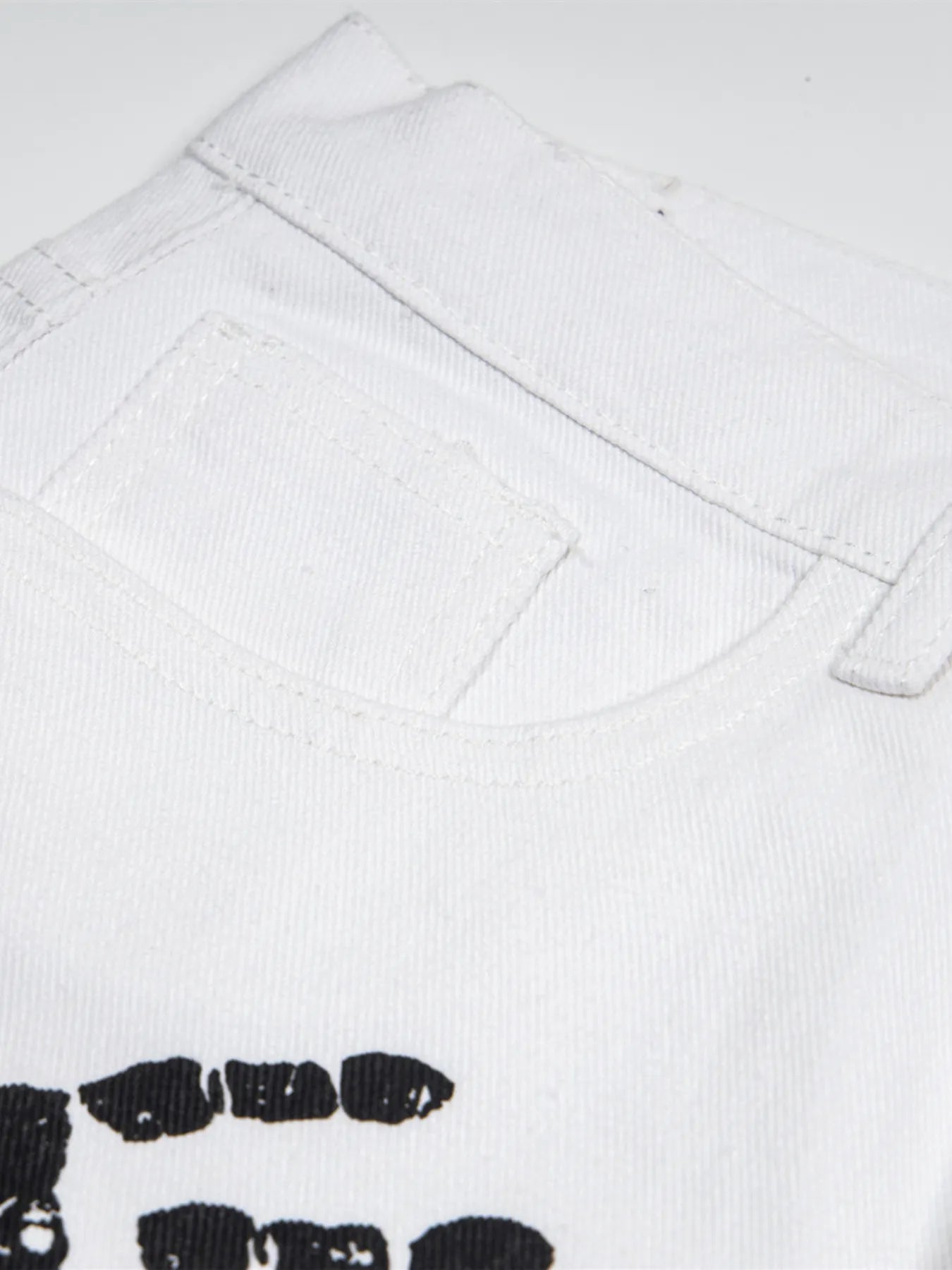 1264 Men's Handprint Pattern Jeans – men's graphic jeans (detail view 7)