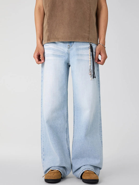 565 nan – Men's wide leg jeans streetwear fit