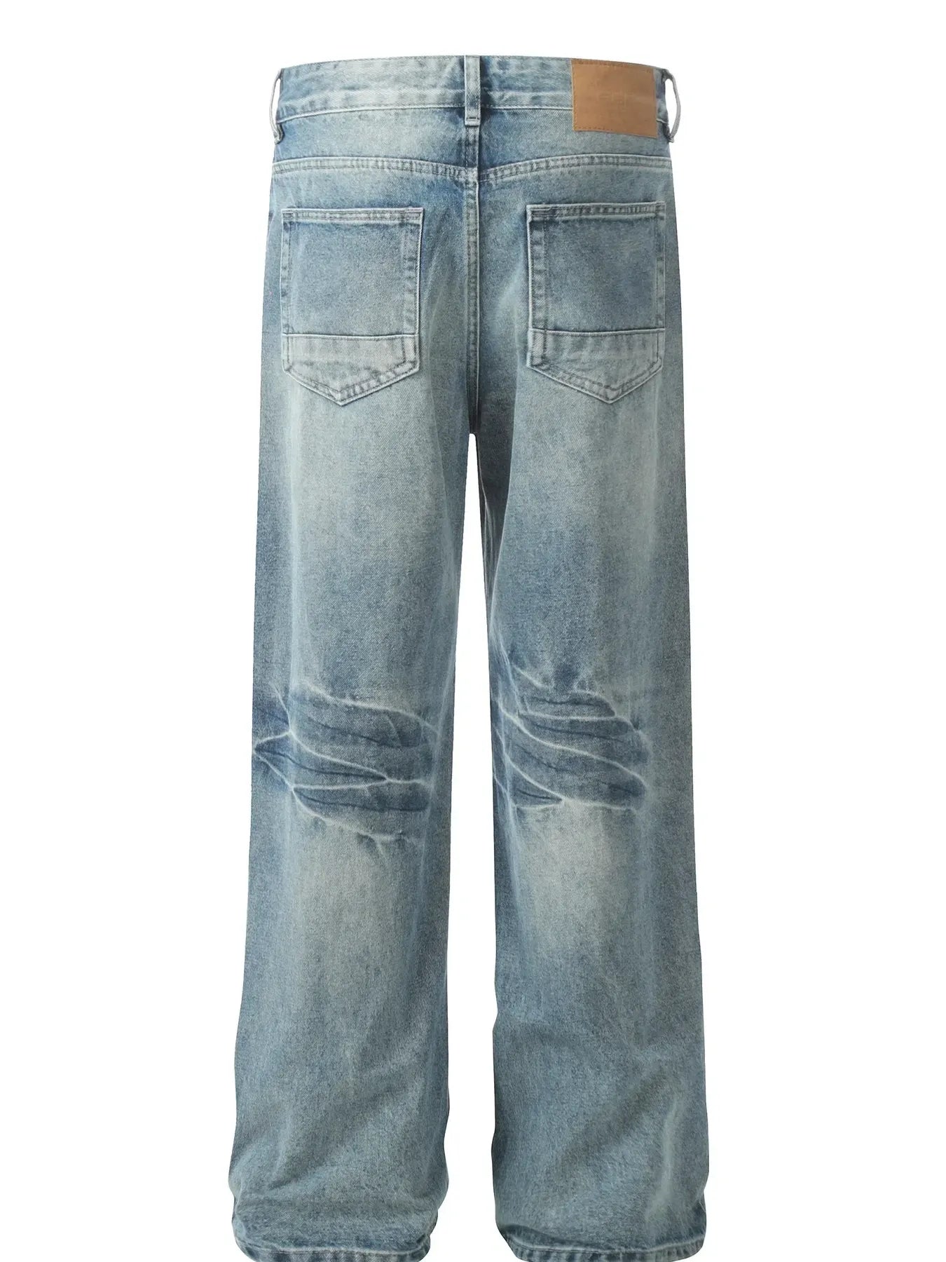 765 nan – Men's wide leg jeans streetwear fit