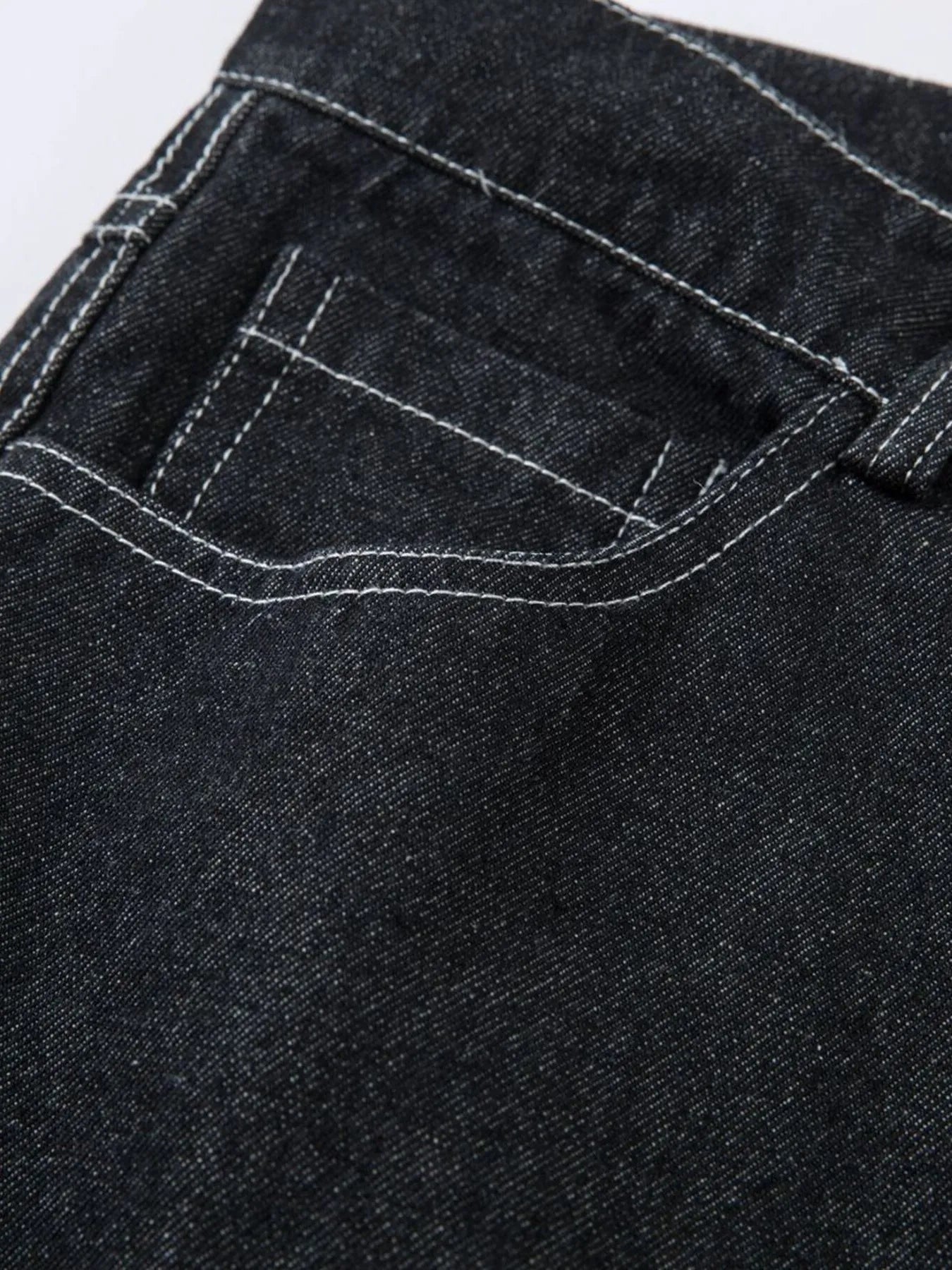 208 nan – Men's wide leg jeans streetwear fit