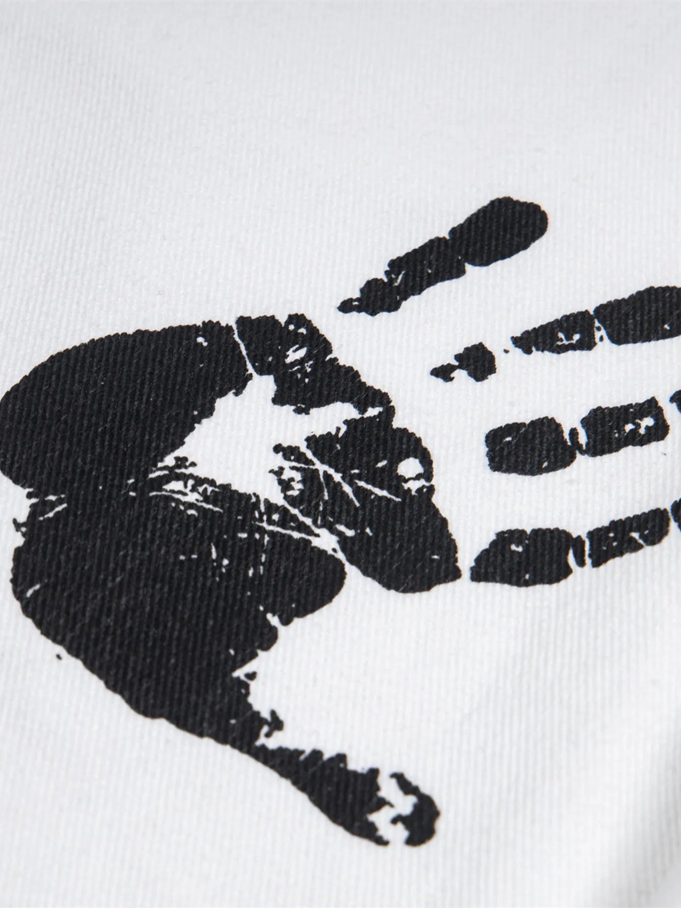 1264 Men's Handprint Pattern Jeans – men's graphic jeans (detail view 8)