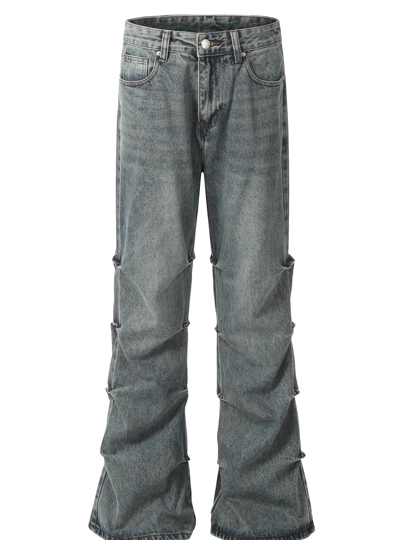 1303 Men's Vintage Washed Flare Jeans – men's flare jeans (Y2K) (main view)