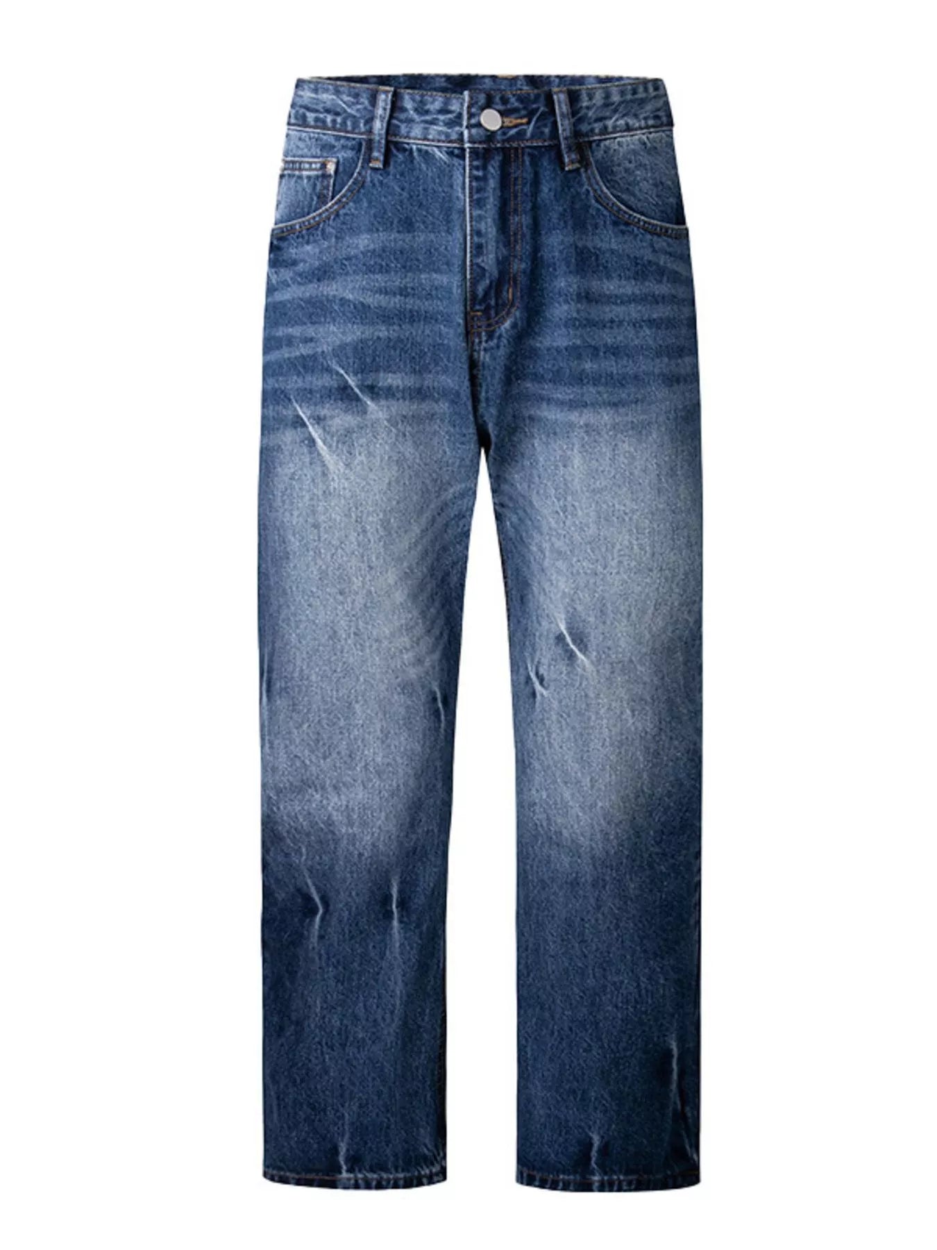 605 nan – Men's wide leg jeans streetwear fit