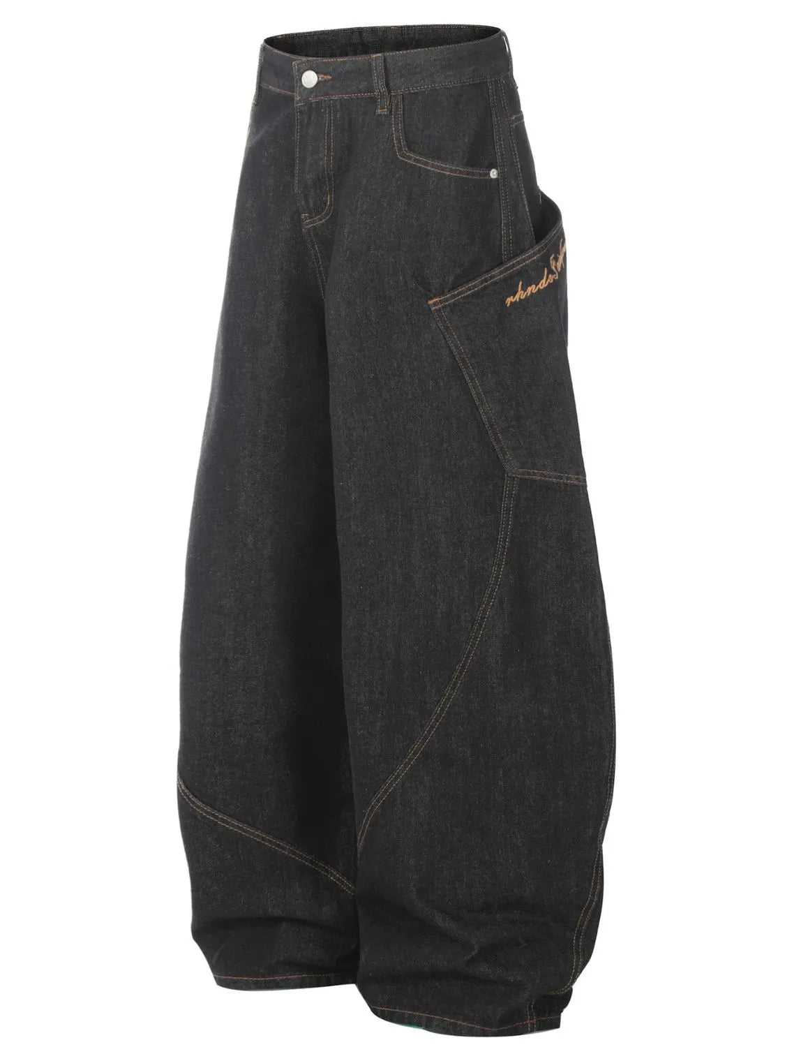 790 nan – Men's wide leg jeans streetwear fit