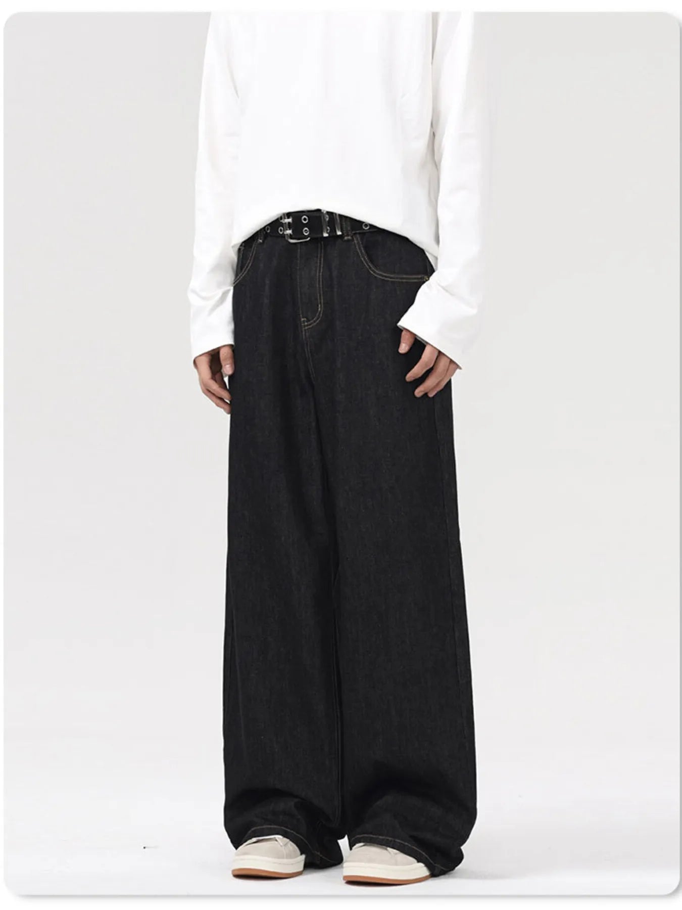 361 nan – Men's wide leg jeans streetwear fit