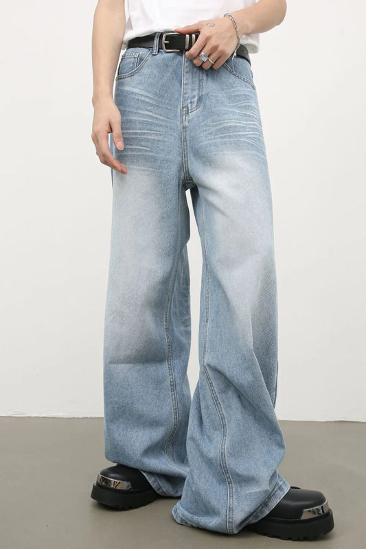 178 Men's Wide Leg Jeans – Men's wide leg jeans streetwear fit