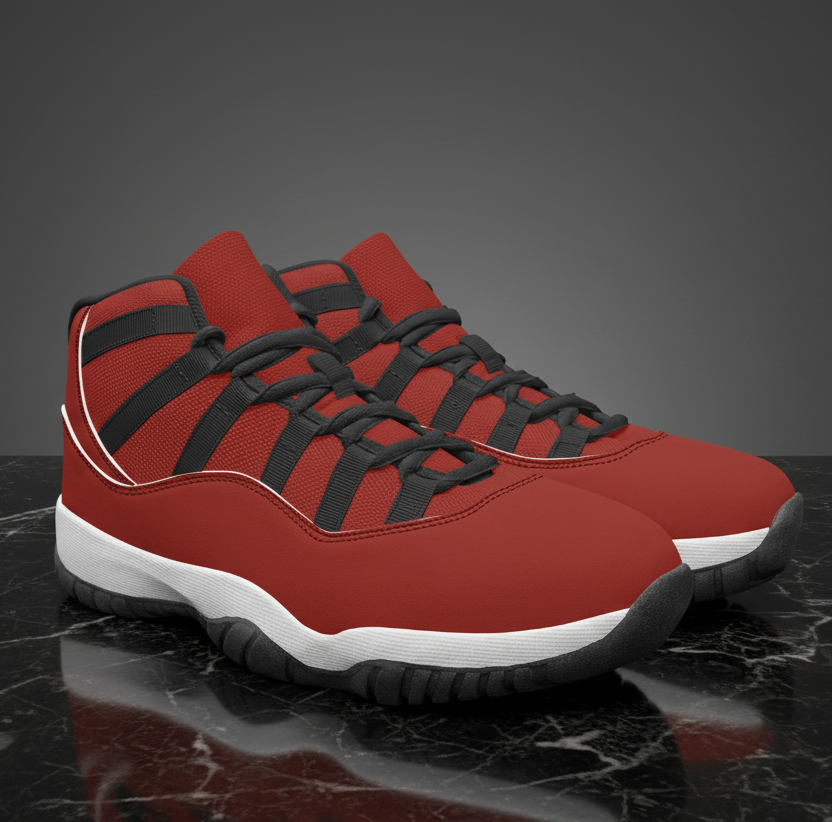 Retro Air Onze Bull Red High Top Sneakers