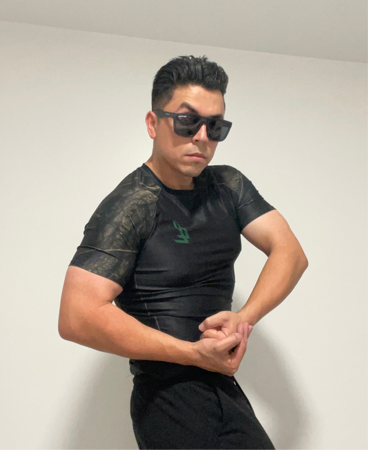 LL “Shotime” Compression Tee – Tactical Blackout Edition
