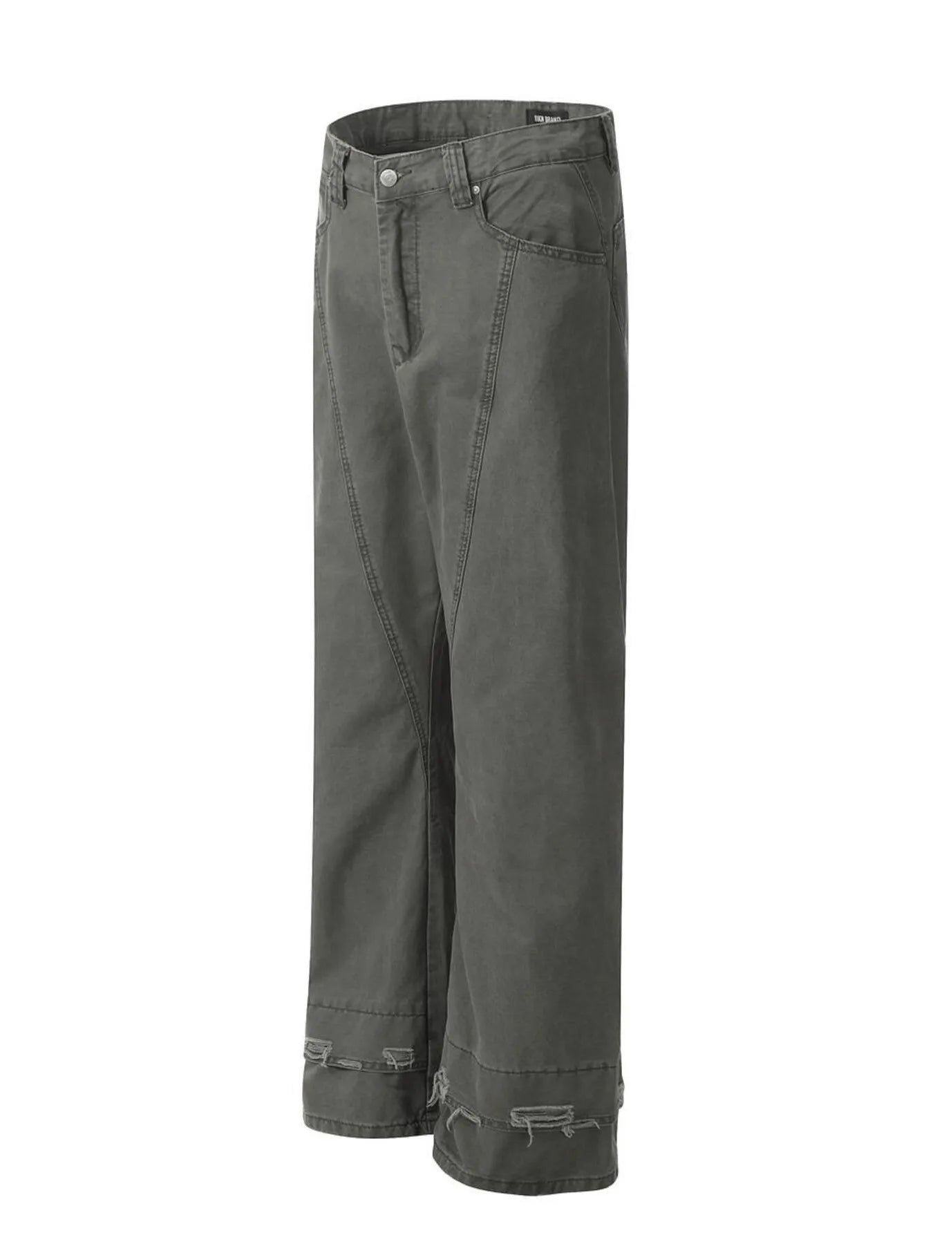 655 nan – Men's wide leg jeans streetwear fit