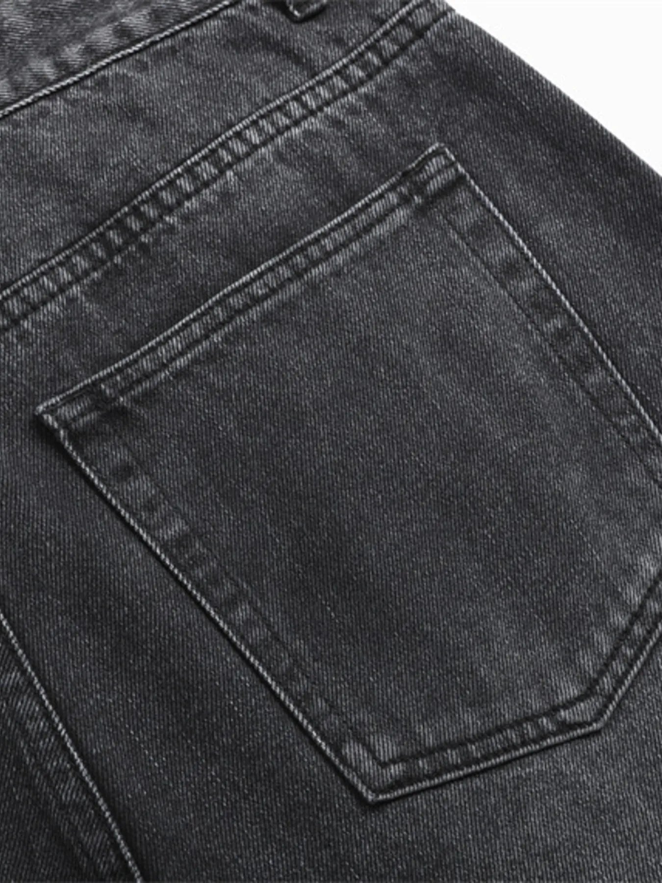 1139 nan – Men's wide leg jeans streetwear fit