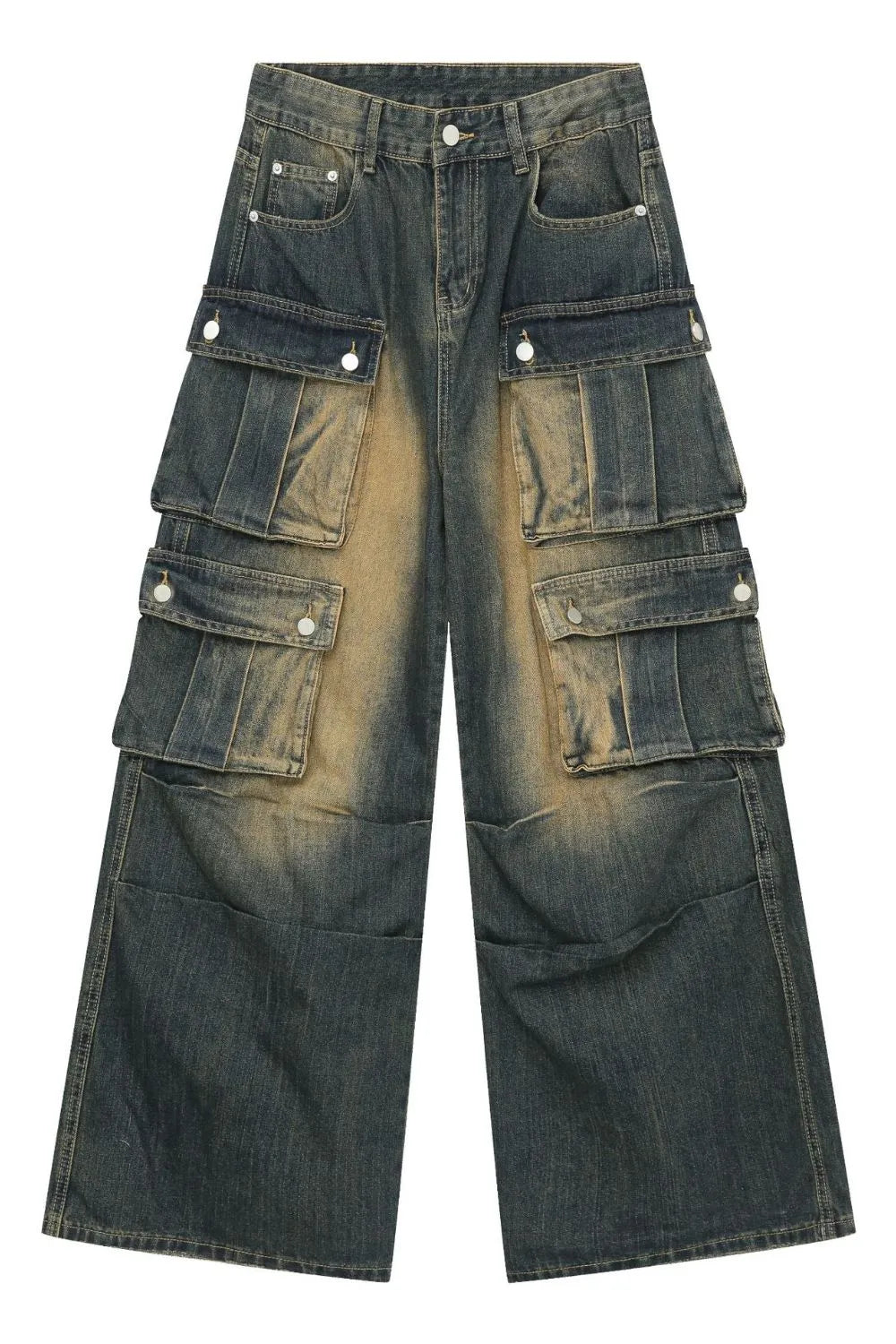 226 nan – Men's wide leg jeans streetwear fit