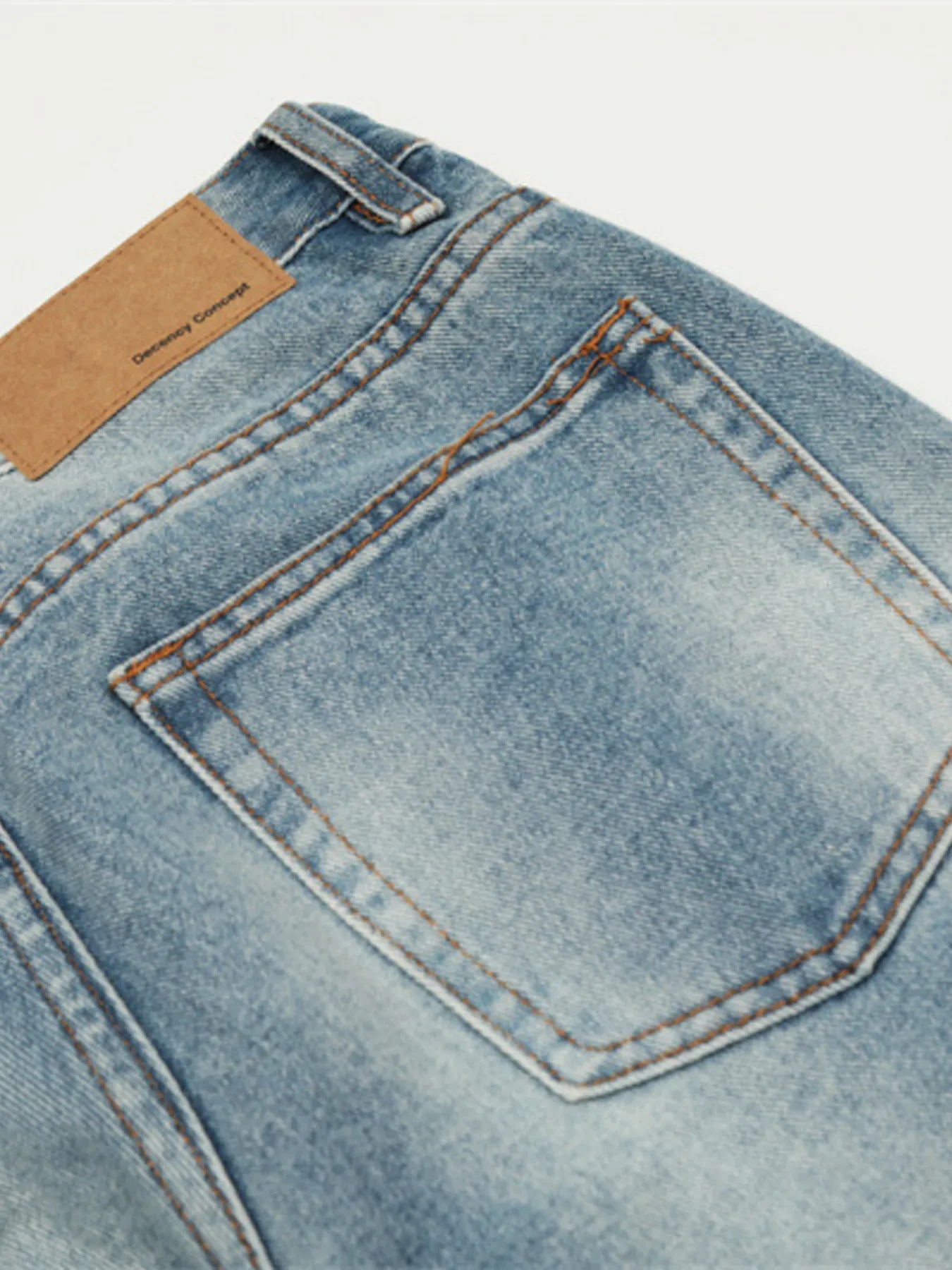 1270 Men's Letter Loose Fit Jeans – men's graphic jeans (detail view 7)