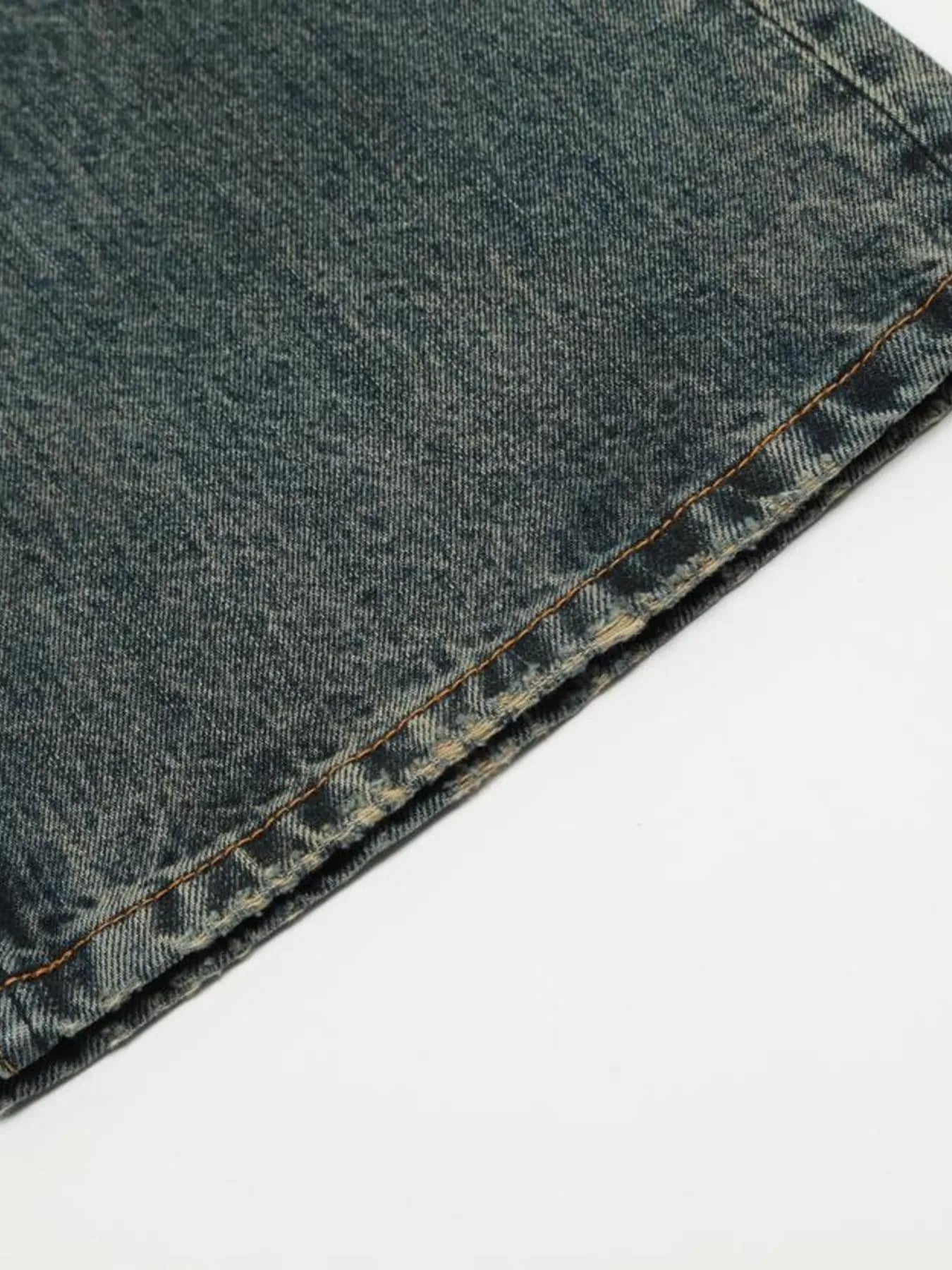 1280 Men's Vintage Distressed Flare Jeans – men's flare jeans (Y2K) (detail view 19)