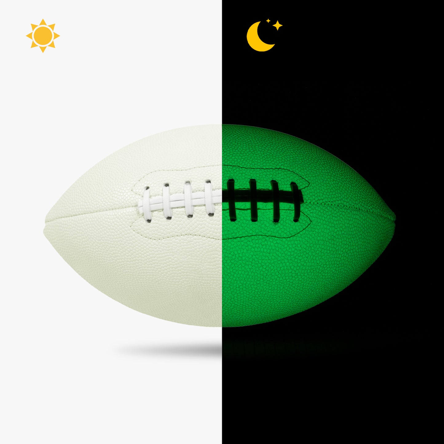 Benito Bowl LX Luminous Textured Type Size 9 American Football – Close-Up