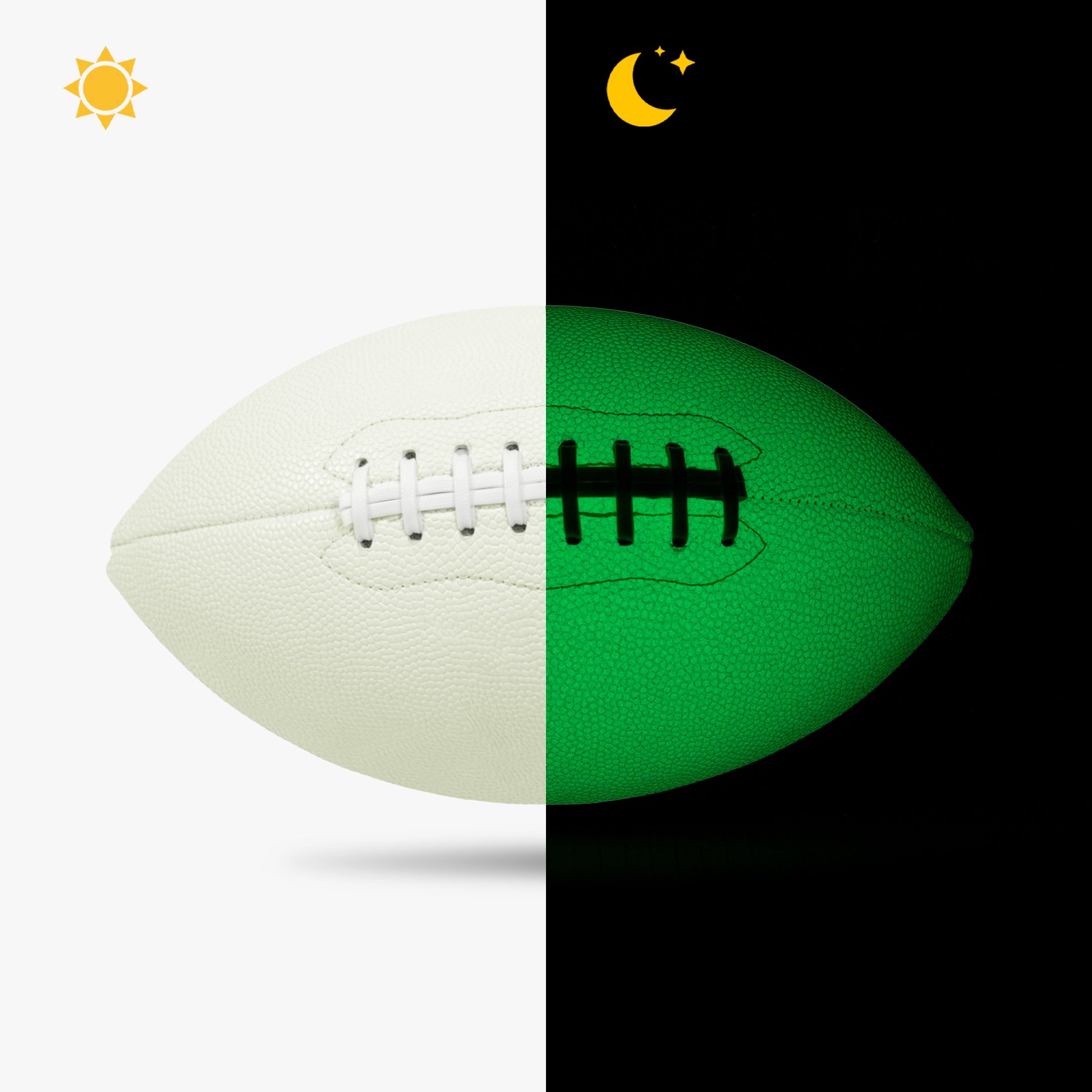 Benito Bowl LX Luminous Textured Type Size 9 American Football – Close-Up