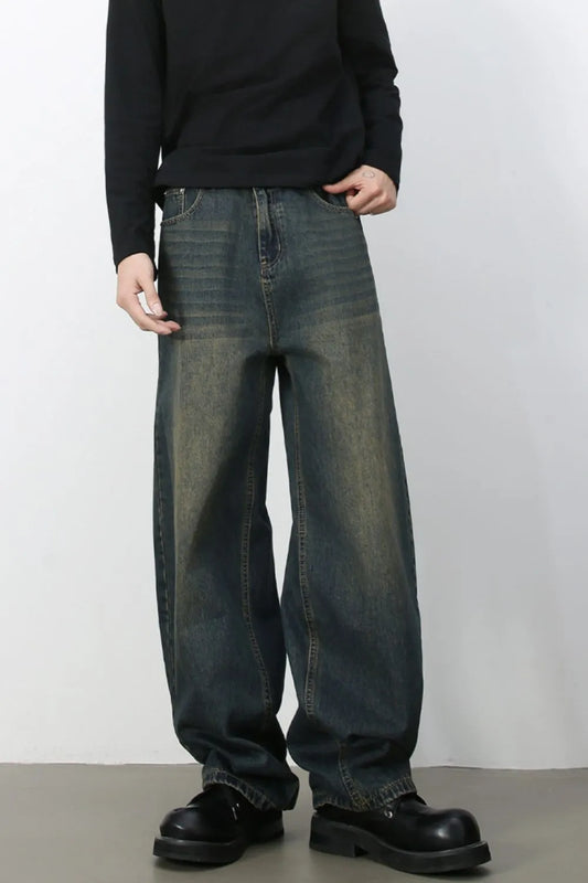 151 Men's Wide Leg Jeans – Men's wide leg jeans streetwear fit