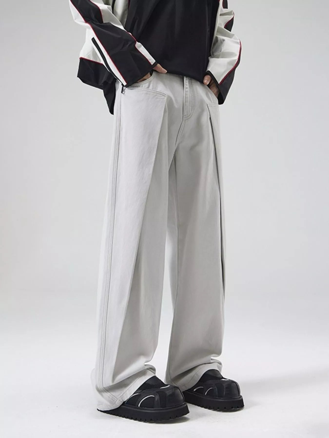 112 nan – Men's wide leg jeans streetwear fit