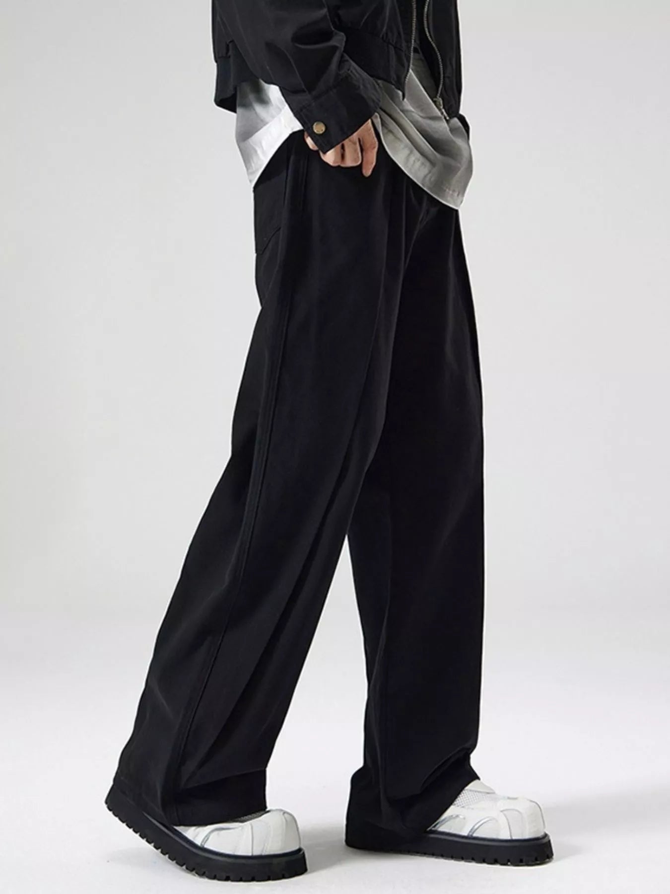 109 nan – Men's wide leg jeans streetwear fit