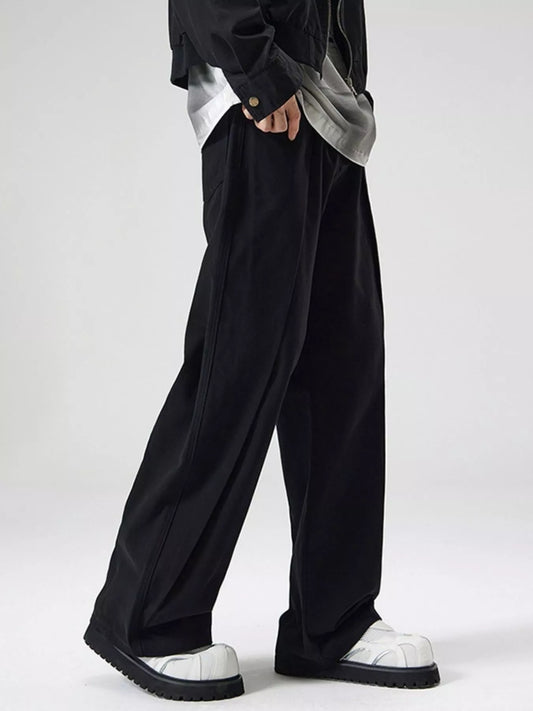 109 nan – Men's wide leg jeans streetwear fit