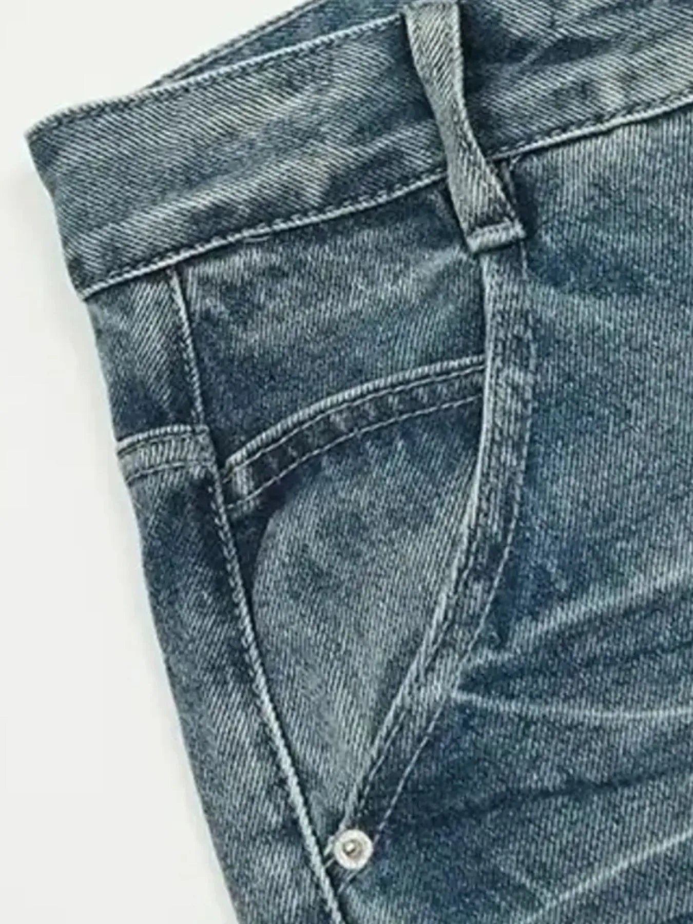 770 nan – Men's wide leg jeans streetwear fit