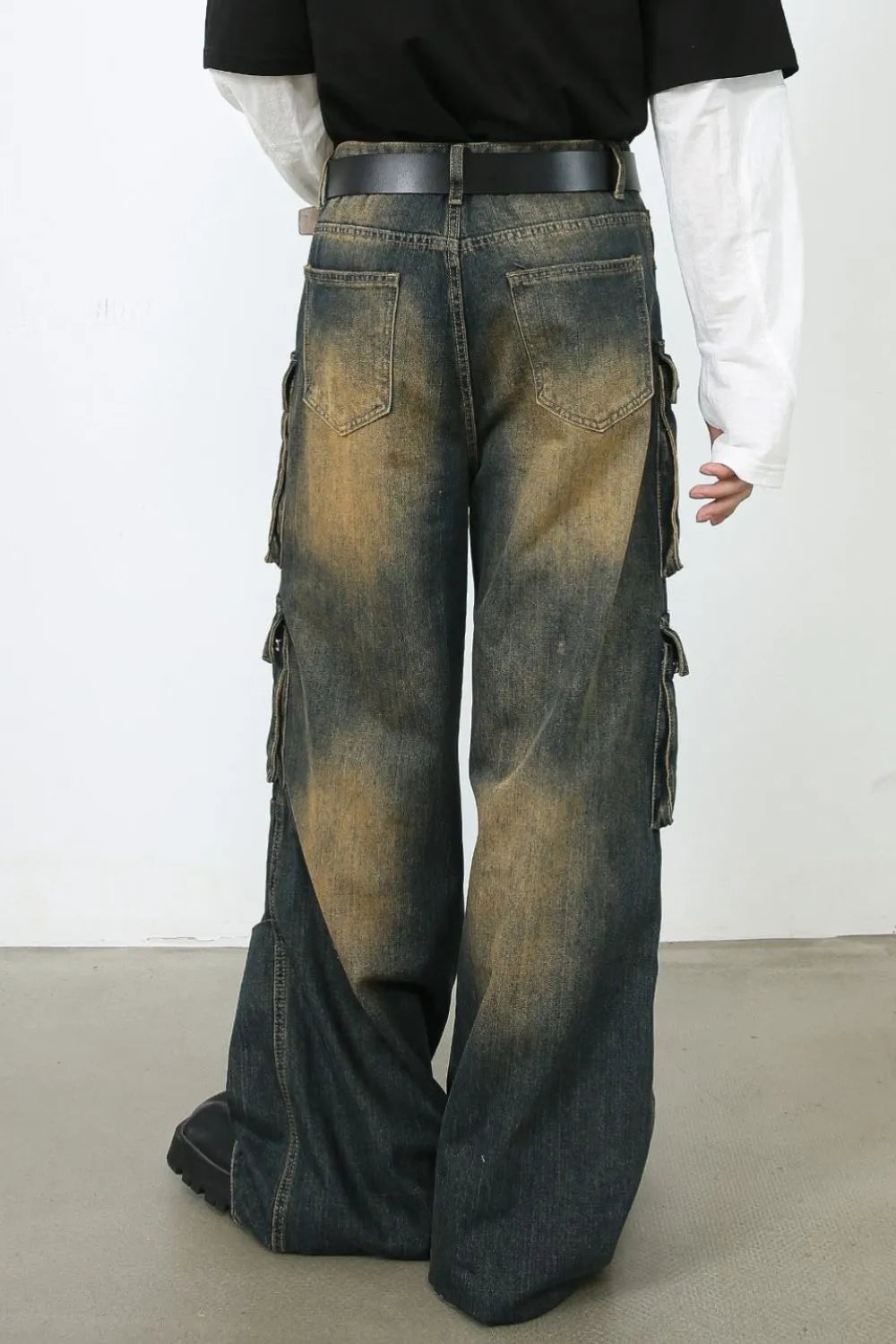 225 nan – Men's wide leg jeans streetwear fit