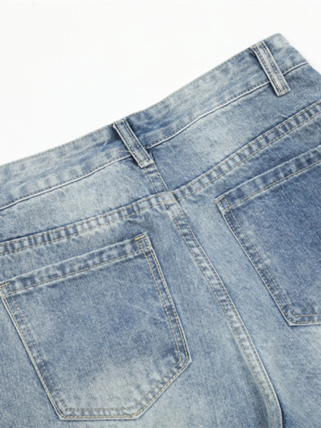 532 nan – Men's wide leg jeans streetwear fit