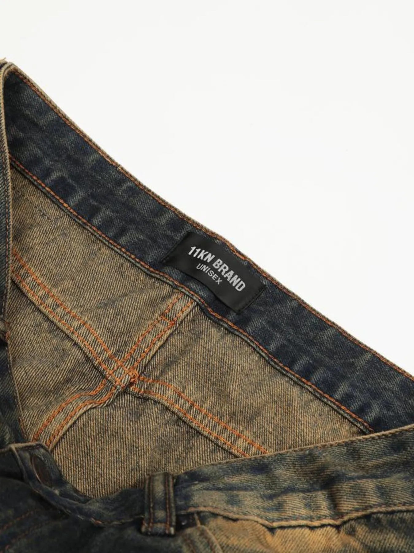 1285 Men's Washed Flare Jeans – men's flare jeans (Y2K) (detail view 13)