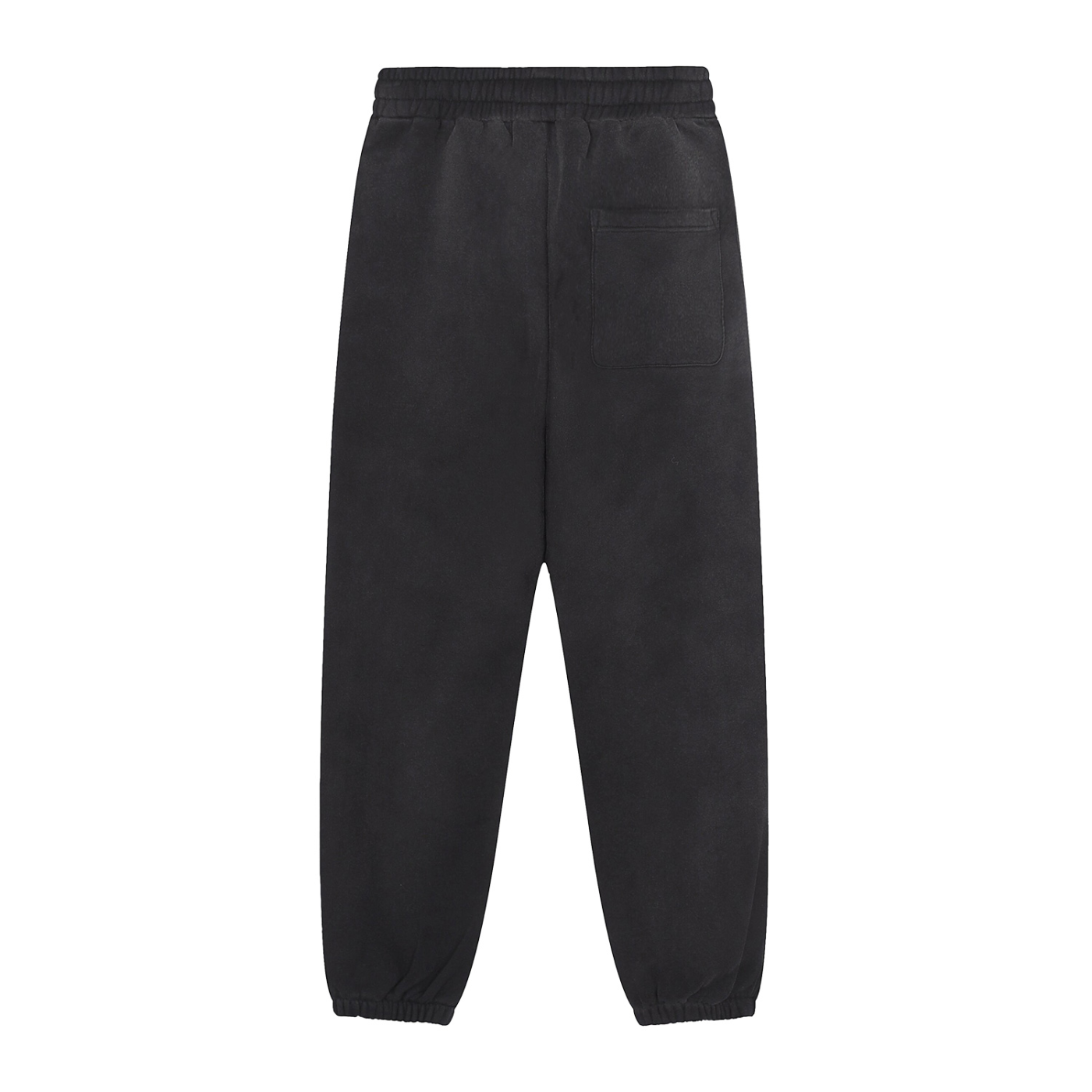 Sun Fade Contrast Tape Fleece Jogged Sweatpants - leg opening/cuff detail