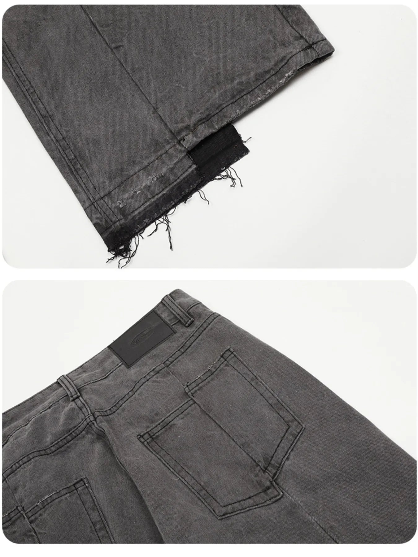 1277 Men's High-Waisted Flare Jeans – men's flare jeans (Y2K) (detail view 5)