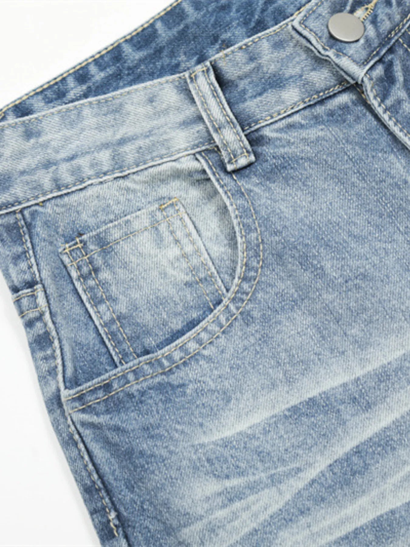 530 nan – Men's wide leg jeans streetwear fit