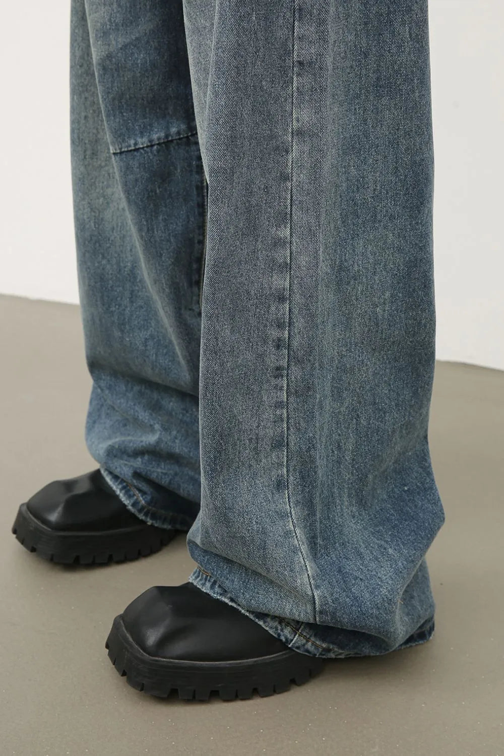 220 nan – Men's wide leg jeans streetwear fit