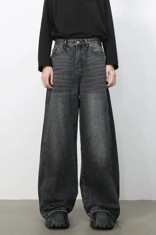 1147 Men's Wide Leg Jeans – Men's wide leg jeans streetwear fit
