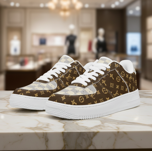 Fuerza Air UNO Low Top Sneakers – Fake louis vuitton Expensive Edition - Front View