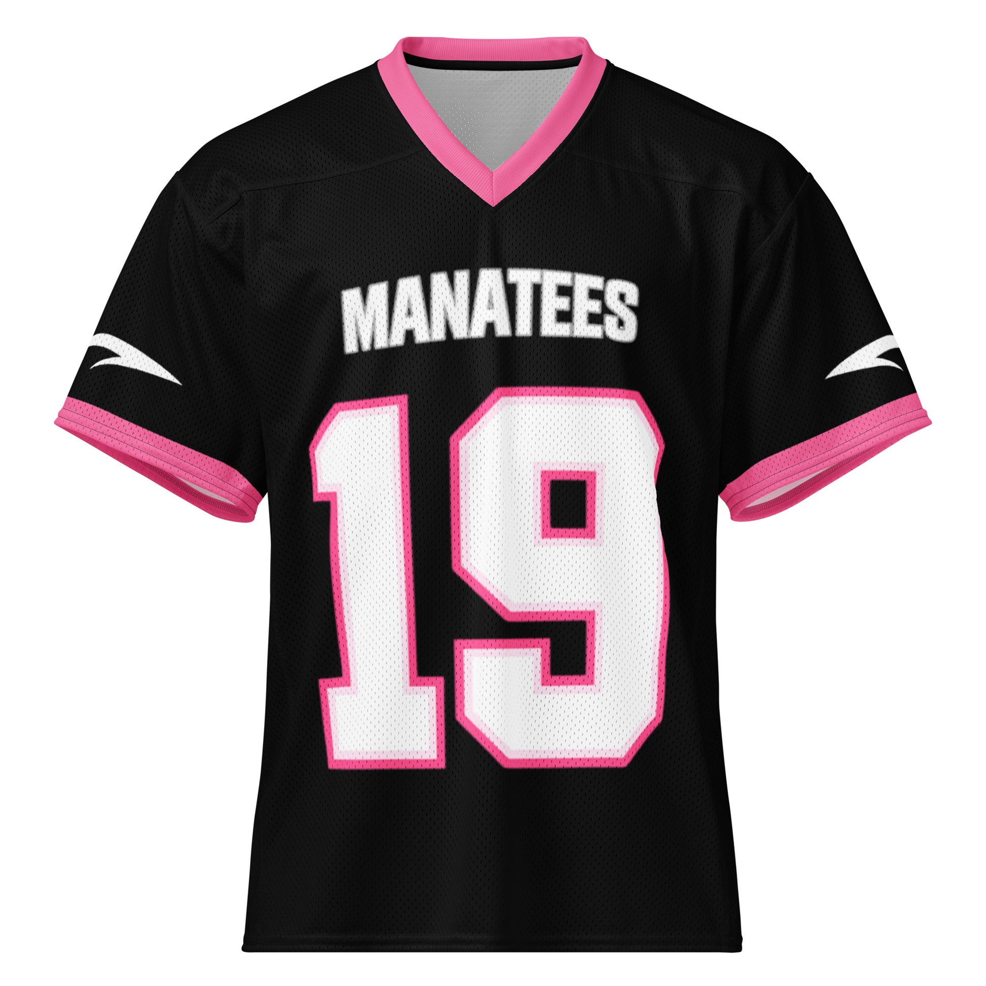 GTA VI Vice City Manatees football jersey 19 black edition front view