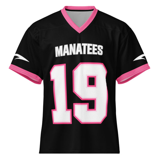 GTA VI Vice City Manatees football jersey 19 black edition front view