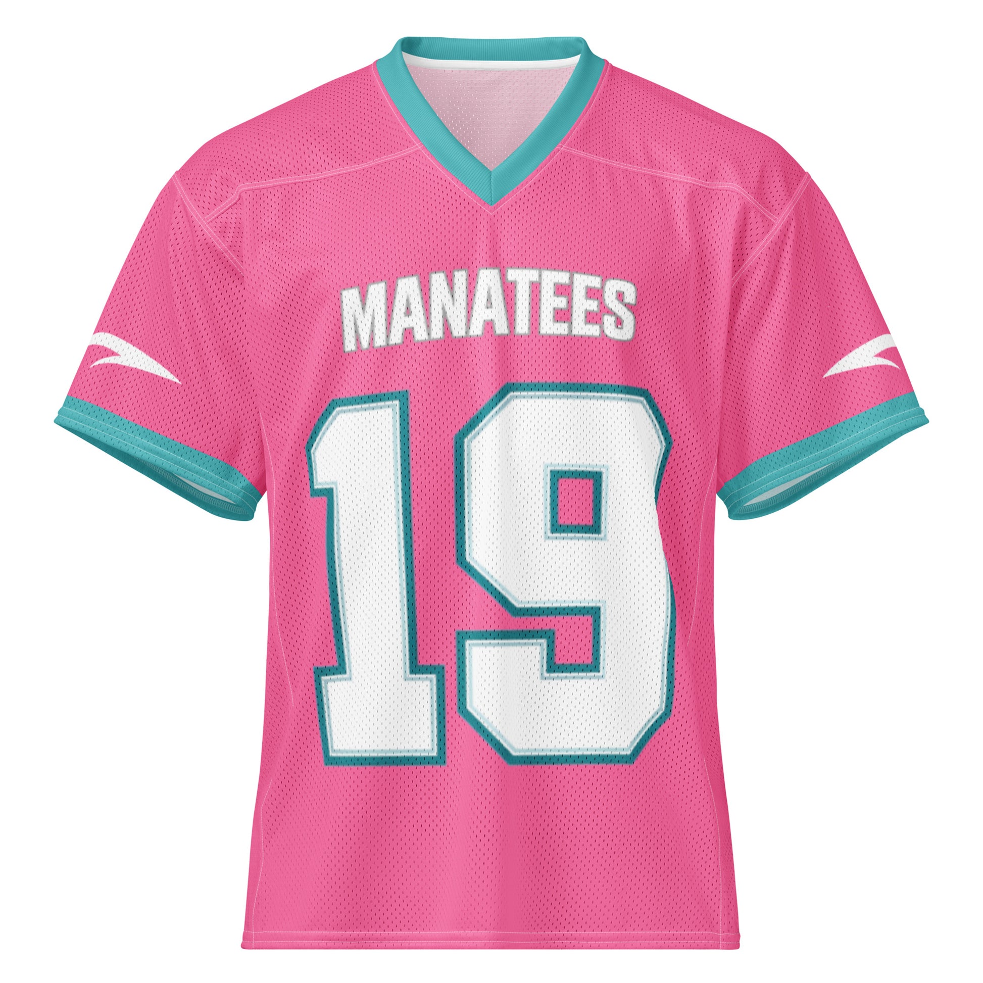 GTA VI Vice City Manatees football jersey 19 pink invert edition front view