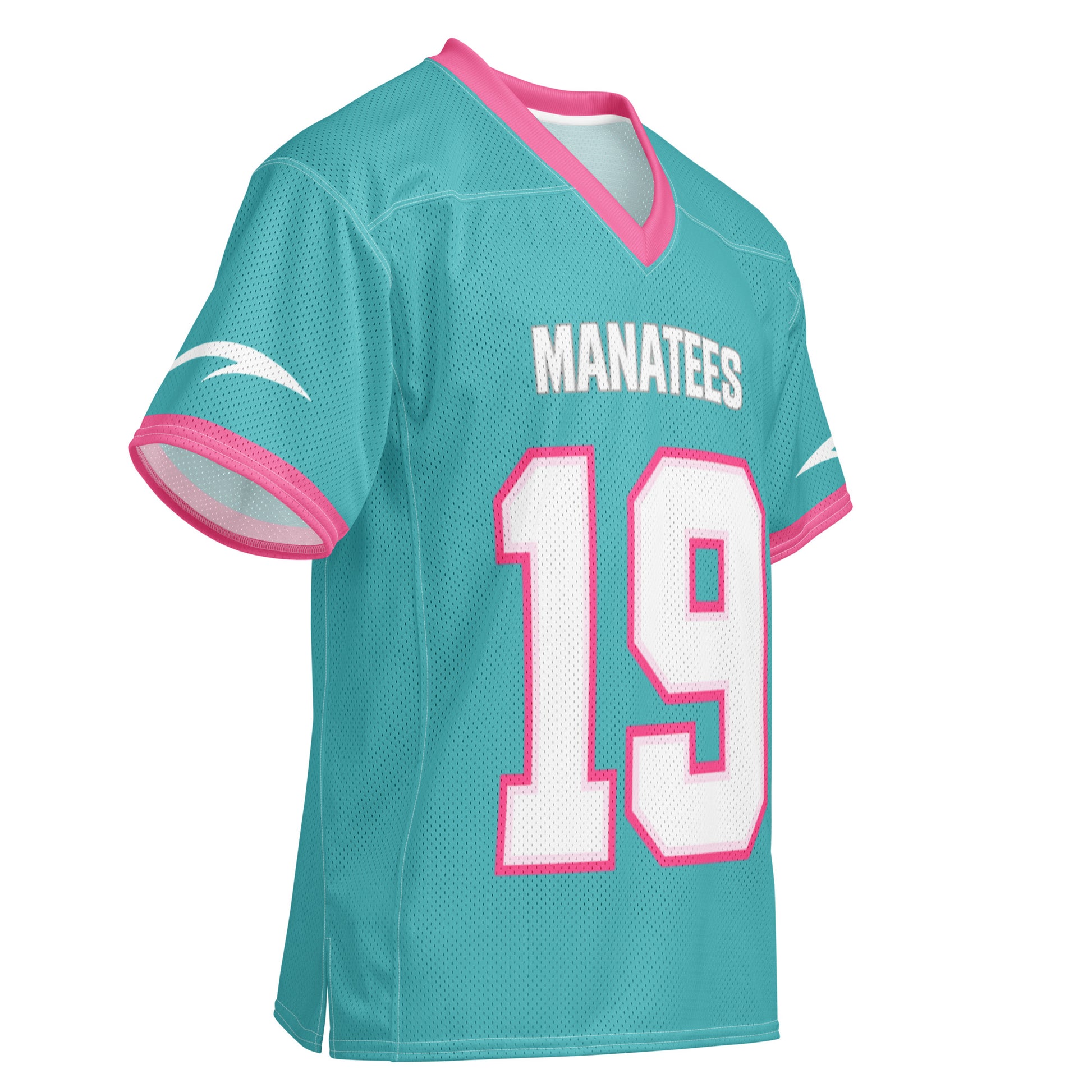 Dre'Quan’s Vice City Manatees football jersey #19 GTA VI  Merch (Teal Edition)