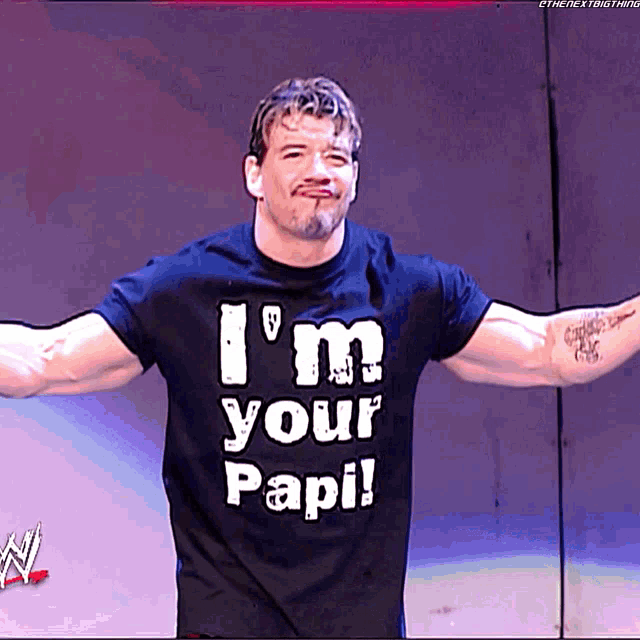 Eddie Guerrero “Im Your Papi” Men’s premium heavyweight T Shirt - Latino Heat Edition