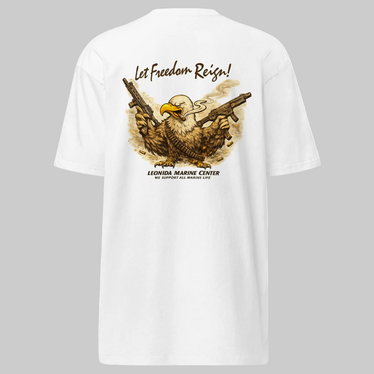 Jason’s Leonida Marine Center Men’s premium heavyweight tee GTA VI Merch – Front View