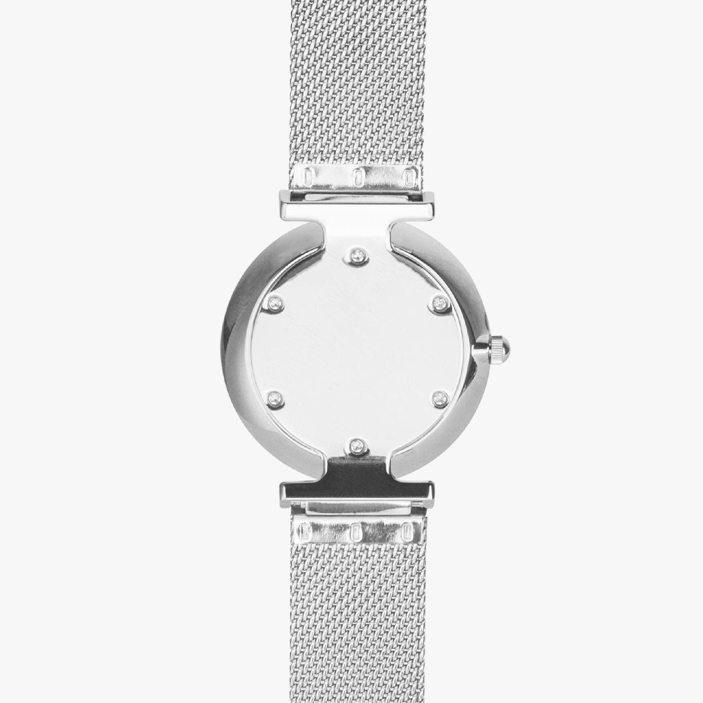 Jaycoh™ Ashoka Billionaire Incrusted White Diamond Turbilon 155. Ultra-Thin Quartz Watch | Print-on-Demand Custom Watch - side view | print on demand watch print custom watch