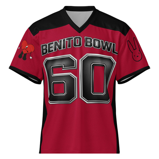 Martinez Ocasio #60 Benito Bowl LX American Football Merch Limited Edition Jersey – Front View