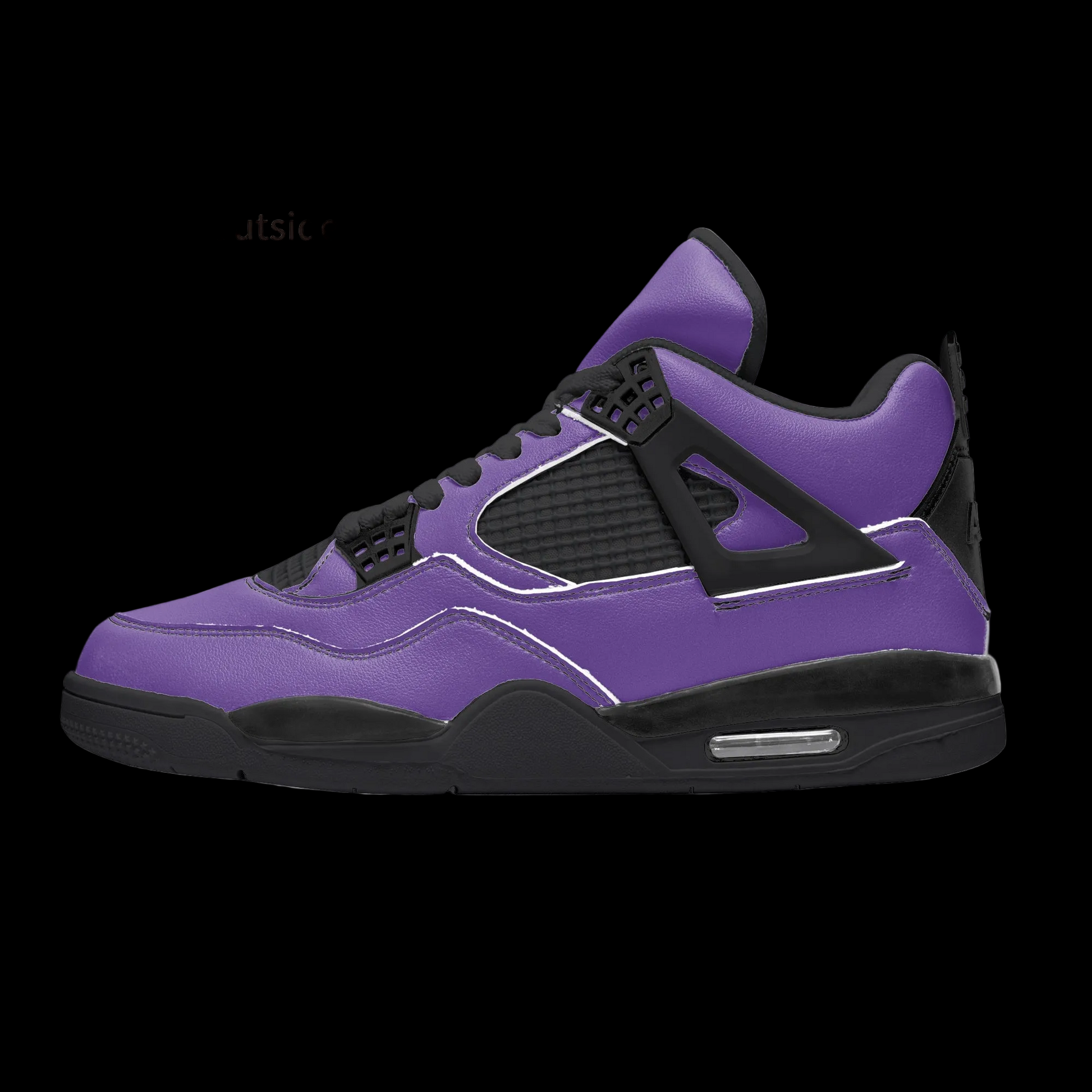 Retro Air Cuatro Travis Scott Purple Cactus Jack High Top | Jordan Dupes - Main Image