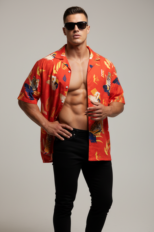 Scarface Hawaiian Shirt – Colombian Scene (Movie Inspired)