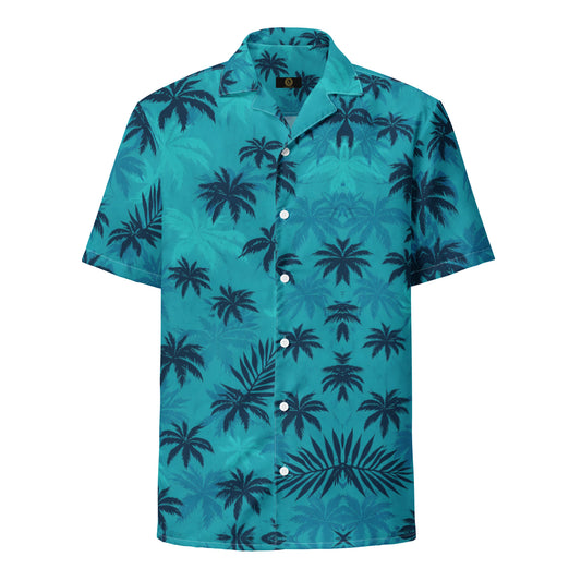 Tommy Vercetti Hawaiian Shirt (Classic Teal) Front