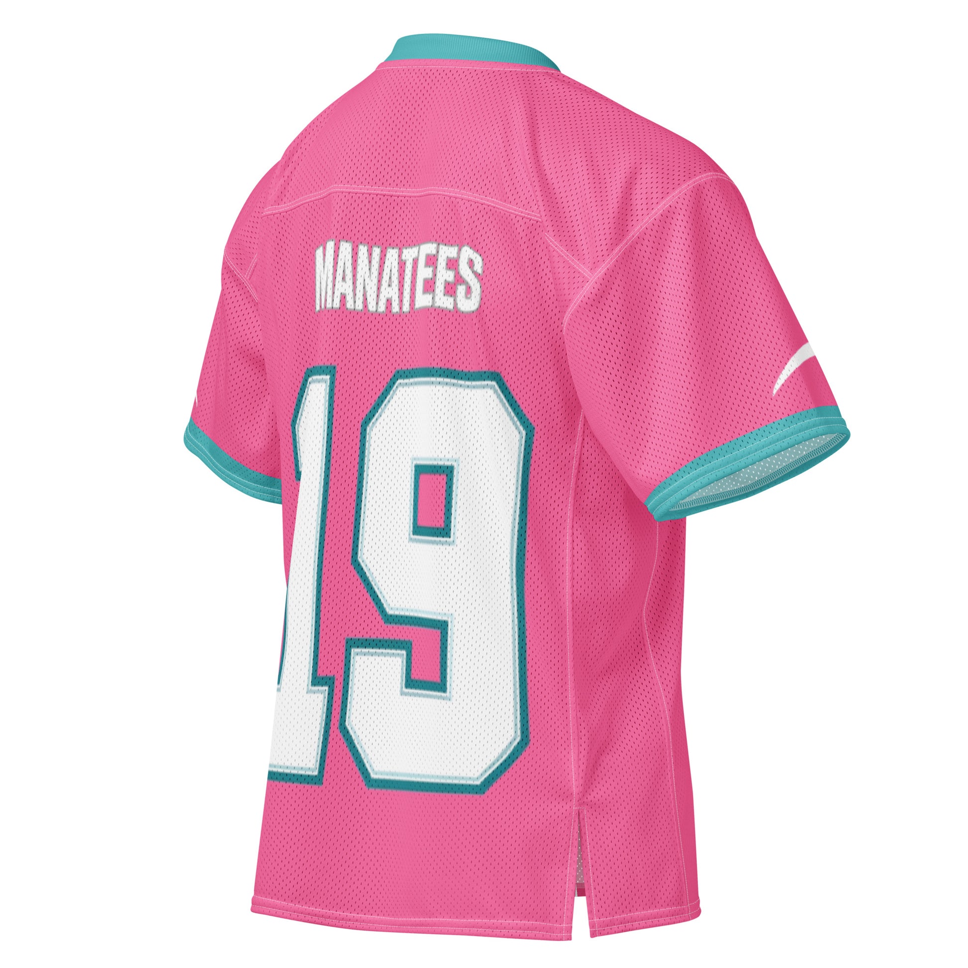 Vice City Manatees 19 jersey pink invert edition side angle gaming streetwear