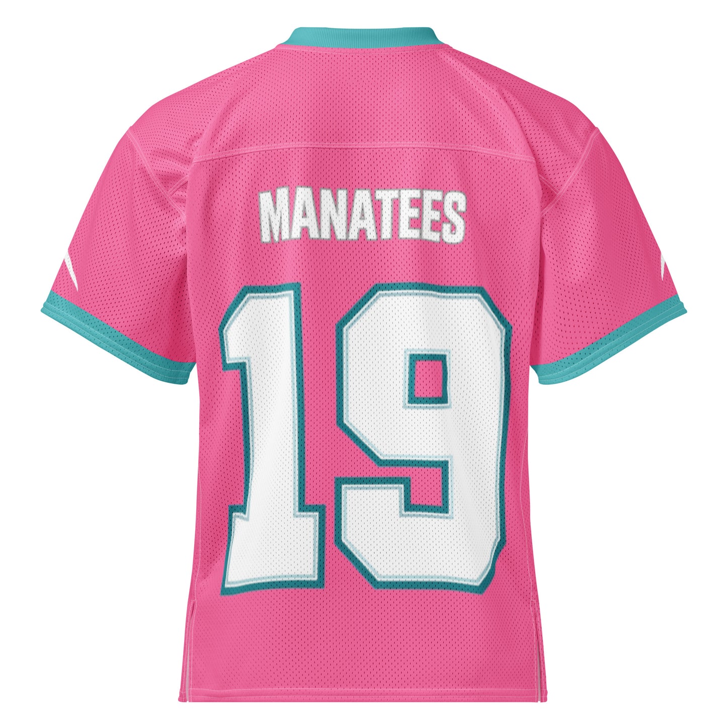 Vice City Manatees jersey 19 pink and teal GTA 6 inspired streetwear