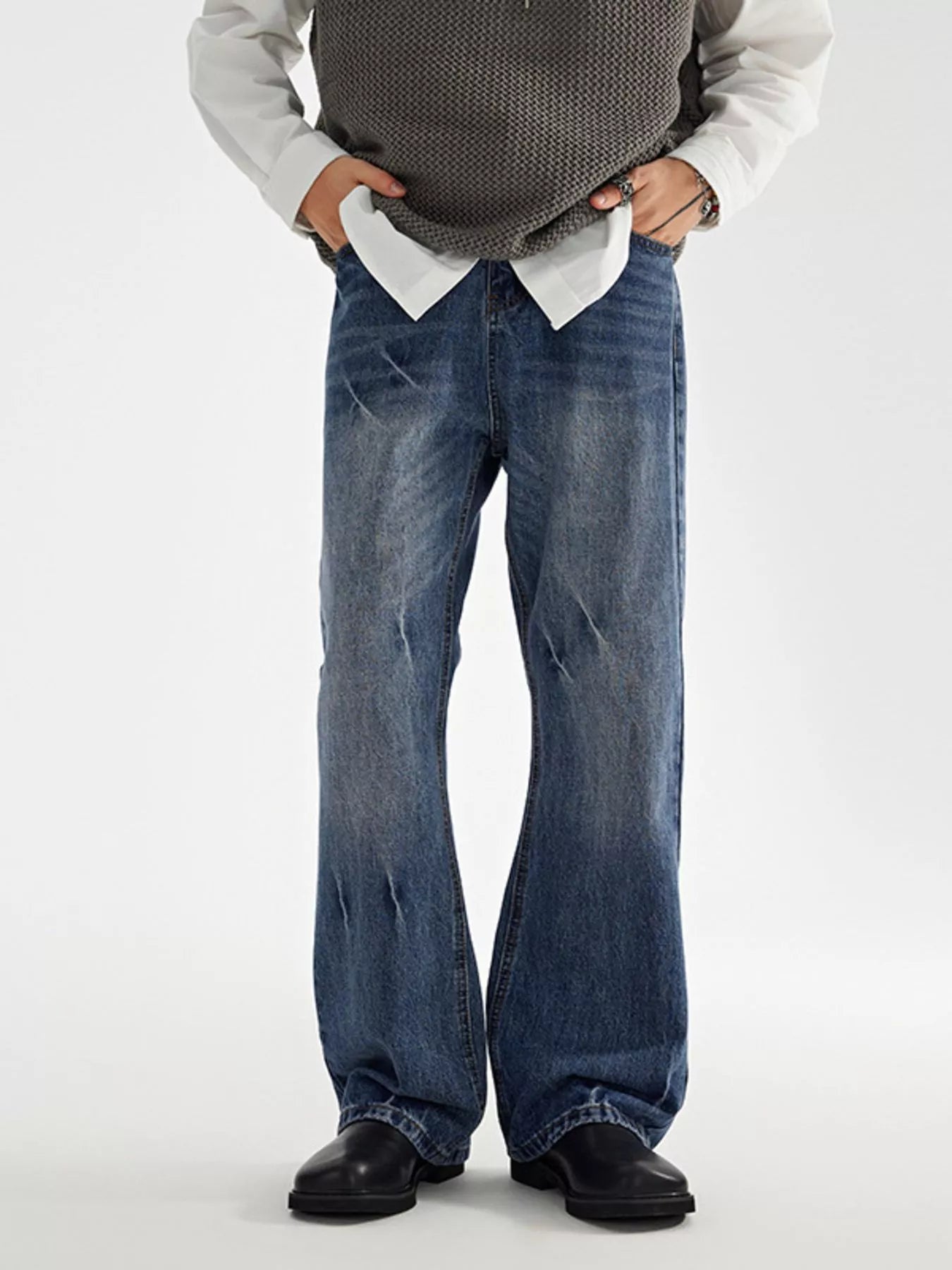 598 Men's Wide Leg Jeans – Men's wide leg jeans streetwear fit