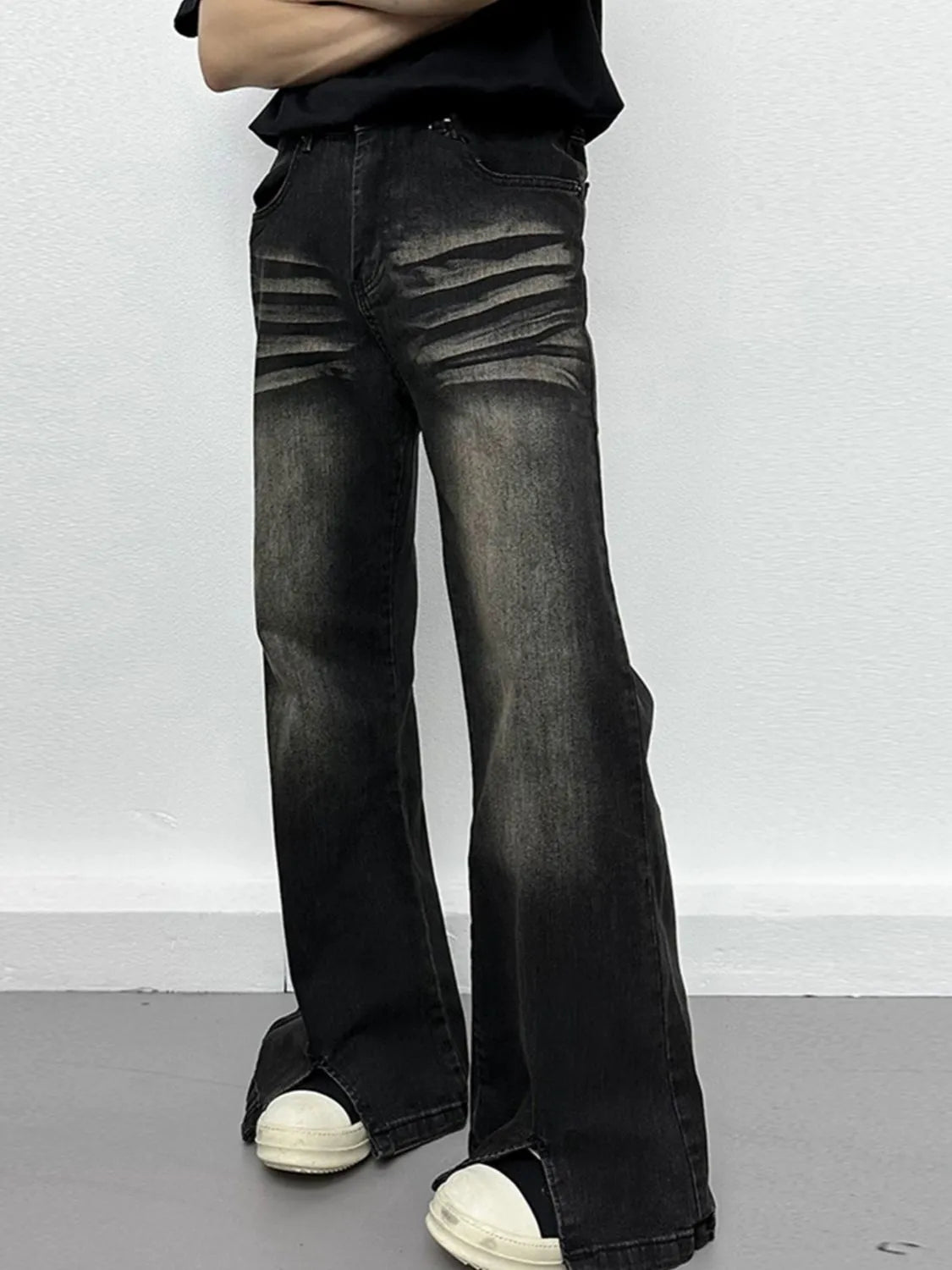 1278 Men's Slit Flare Jeans – men's flare jeans (Y2K) (main view)