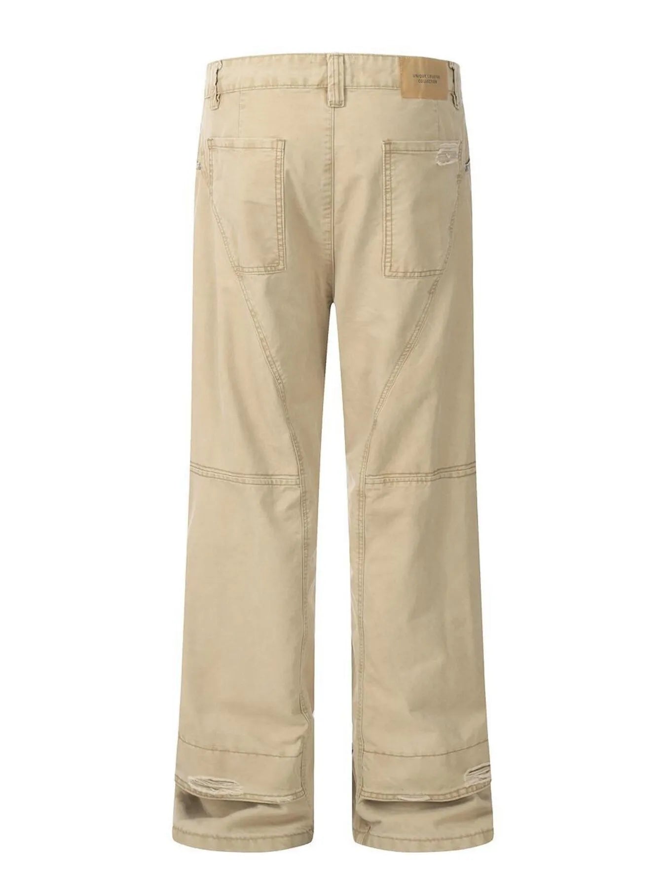 653 nan – Men's wide leg jeans streetwear fit
